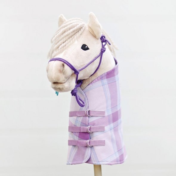 Kullaloo Hobby Horse Halfter Material-Set lila/pink