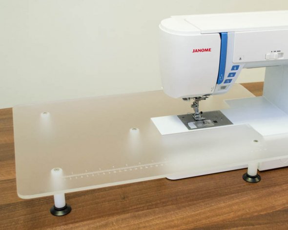 Anschiebetisch für Janome Skyline Serie S3-S7 (Acryl/ 600 x 400 mm)