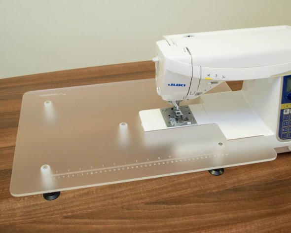 Anschiebetisch für Juki G110-220, HZL300-700, DX5+7 (Acryl/ 600 x 400 mm)