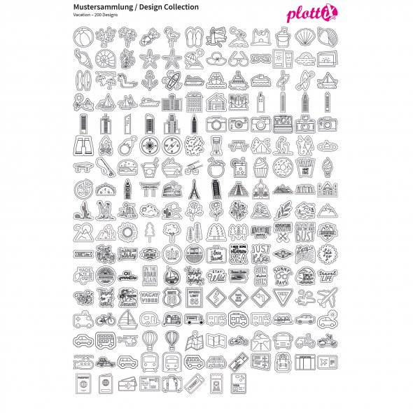 PlottiX Mustersammlungen Design Collection (USB-Sticks/ versch. Designs)