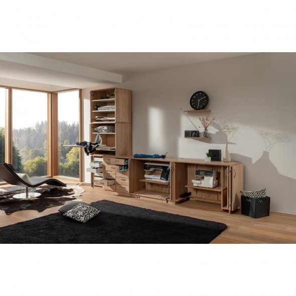 STACK sew-folder-UP Nähmöbel Klapp-Platte 34.44-L mit  elektronischem Lift
