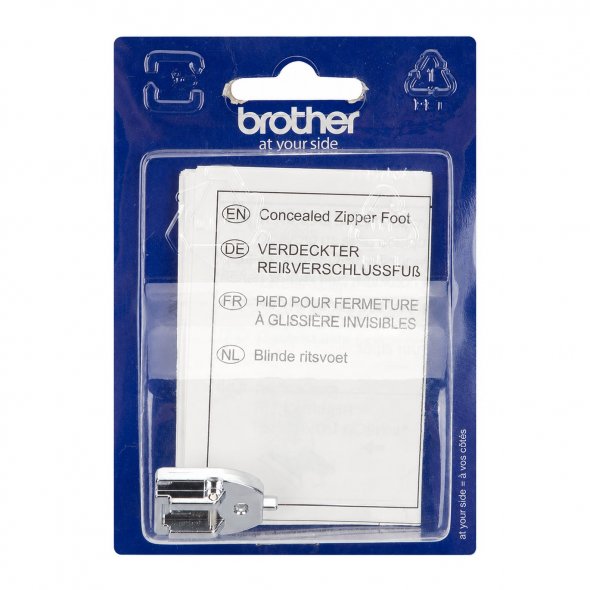 Brother Verdeckter Reißverschlussfuß (F080)