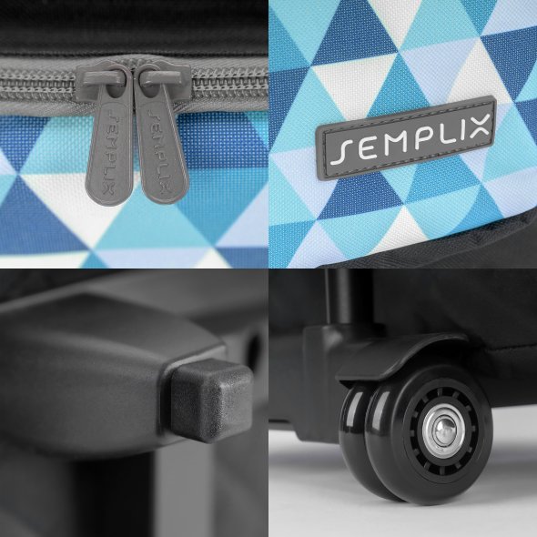 Semplix Nähmaschinentrolley Diamond Crystal (petrol/türkis)