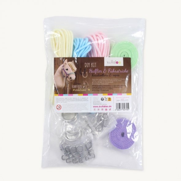 Kullaloo Hobby Horse Halfter Material-Set pastell