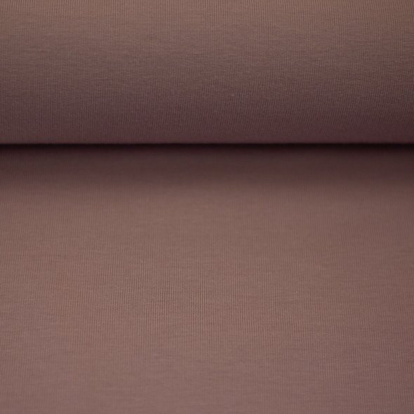 Baumwoll Sweat Stoff Eike angeraut uni - von Swafing 000433-rosa: 1,0m