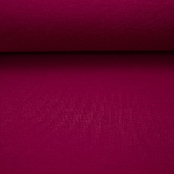 Baumwoll Sweat Stoff Eike angeraut uni - von Swafing 000934-pink: 1,0m