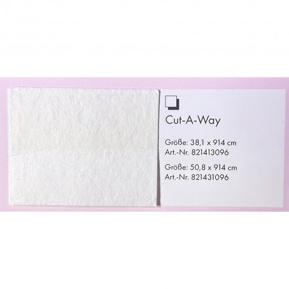 Pfaff Cut-A-Way Stabilizer Wide (50,8 x 914 cm / Stickvlies zum Zuschneiden)