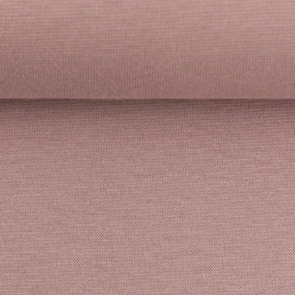 Swafing Baumwoll-Sweat uni, angeraut - Eike 000435-hellaltrosa: 1,0m
