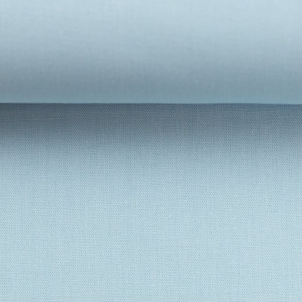 Baumwollstoff uni - Heide von Swafing 000252-hellblau: 1,0m