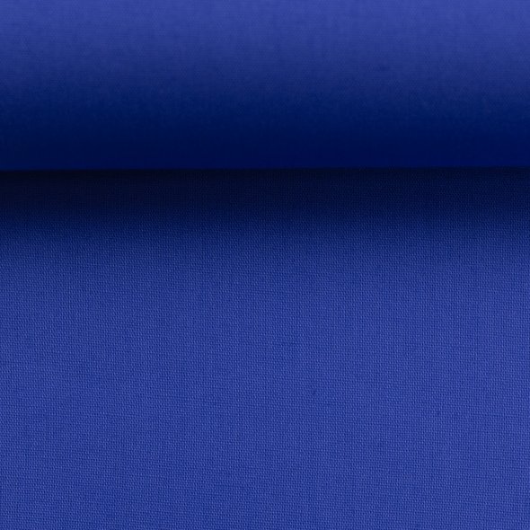 Baumwollstoff uni - Heide von Swafing 000254-royalblau: 1,0m