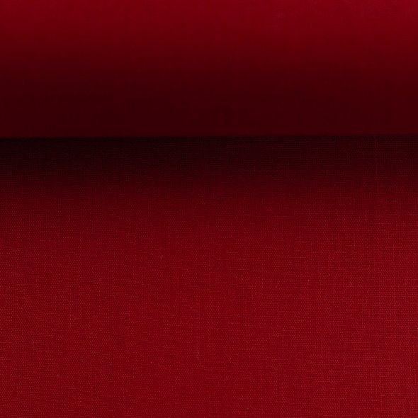 Baumwollstoff uni - Heide von Swafing 000339-burgundy: 1,0m