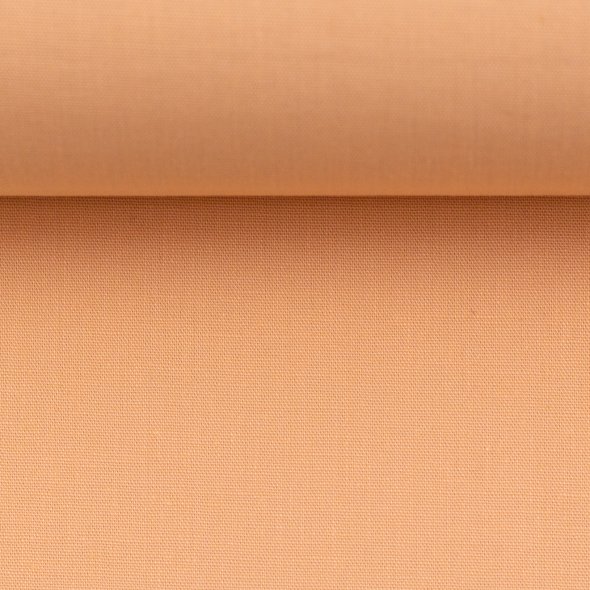Baumwollstoff uni - Heide von Swafing 000421-apricot: 1,0m