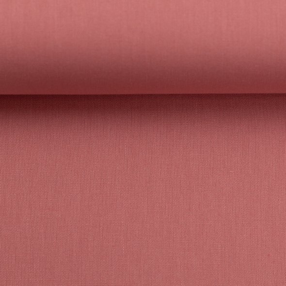 Baumwollstoff uni - Heide von Swafing 000435-rosa: 1,0m