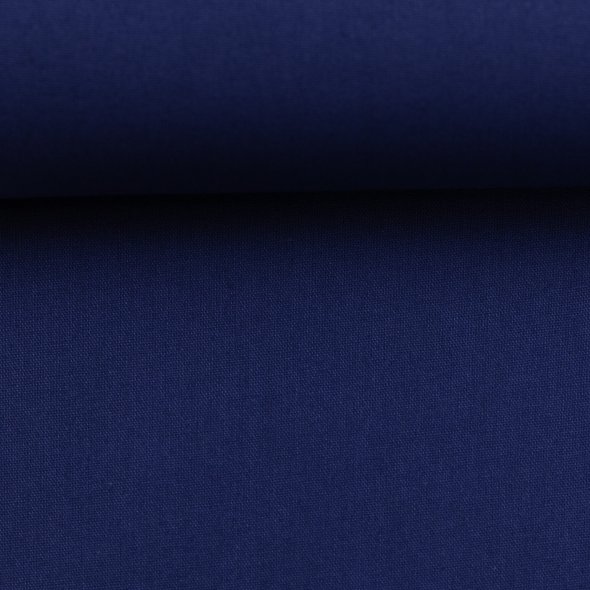 Baumwollstoff uni - Heide von Swafing 000596-navy: 1,0m