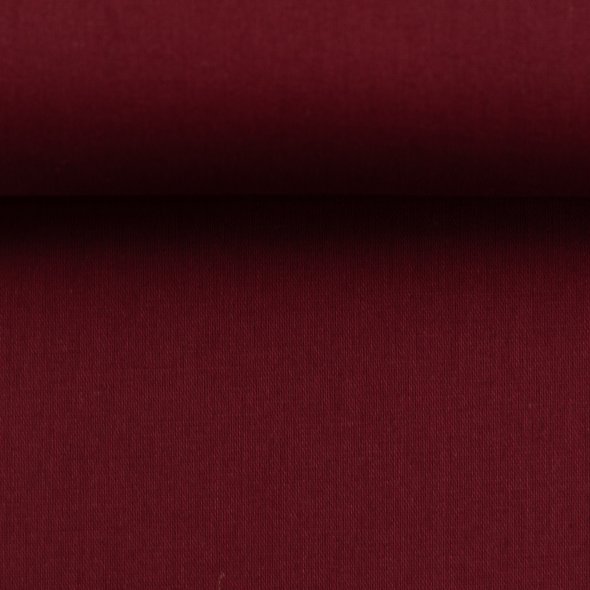 Baumwollstoff uni - Heide von Swafing 000937-bordeaux: 1,0m