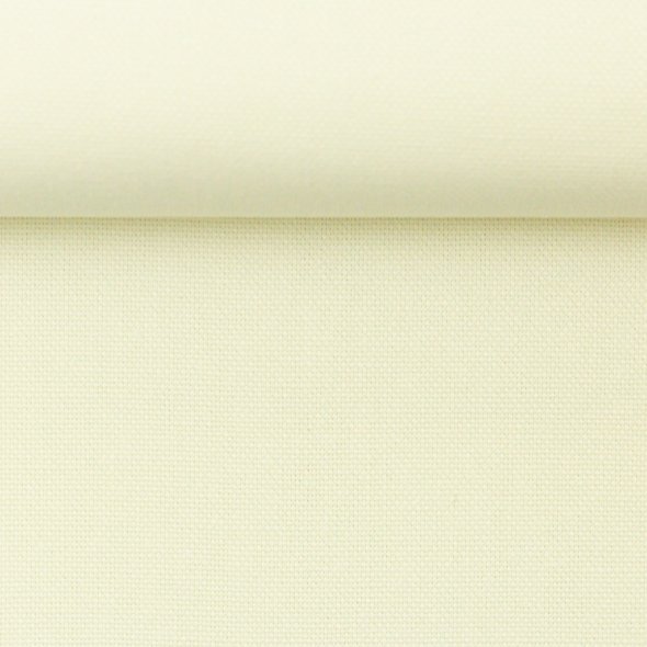 Canvas Stoff uni - Calvin von Swafing 000010-naturweiß: 1,0m