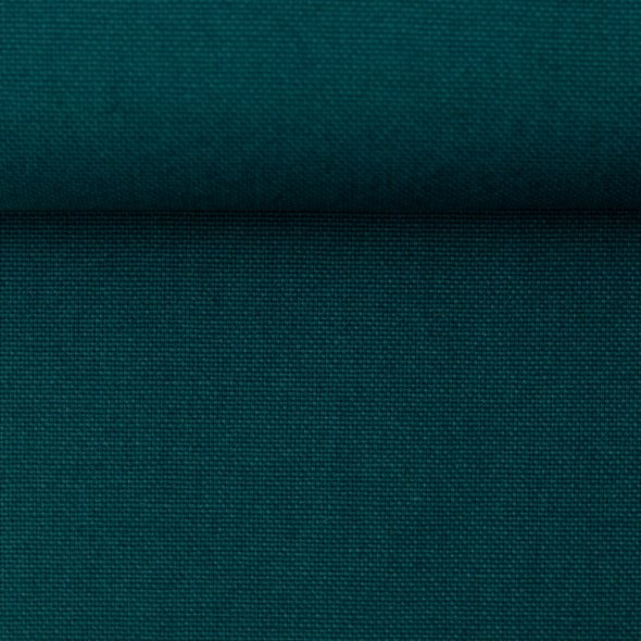 Canvas Stoff uni - Calvin von Swafing 000750-petrol: 1,0m