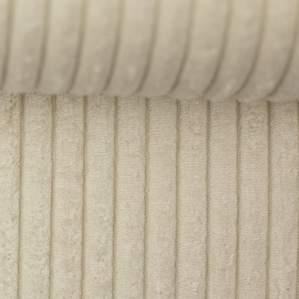 Cord-Samt Stoff uni - Wanja von Swafing 000010-naturweiß: 1,0m