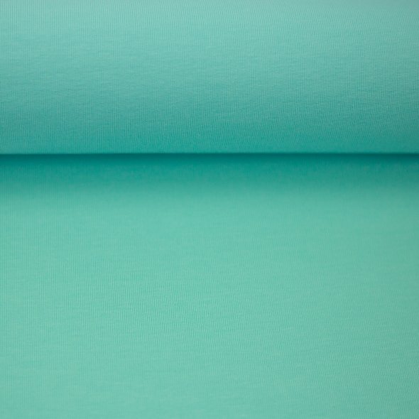 Baumwoll-Jersey uni - in 60 Farben 000261-hellmint: 1,0m