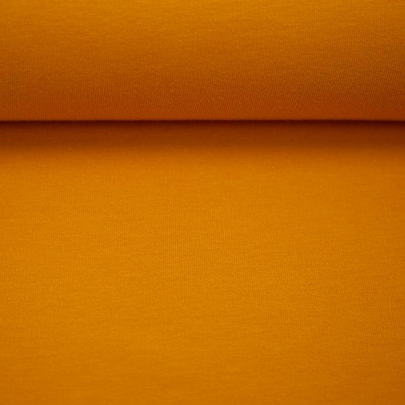 Baumwoll-Jersey uni - in 60 Farben 000314-goldgelb: 1,0m