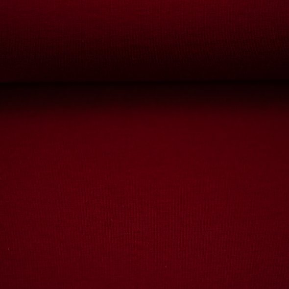 Baumwoll-Jersey uni - in 60 Farben 000339-burgundy: 1,0m