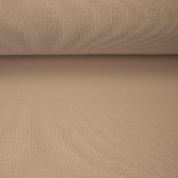 Baumwoll-Jersey uni 000672-beige: 1,0m
