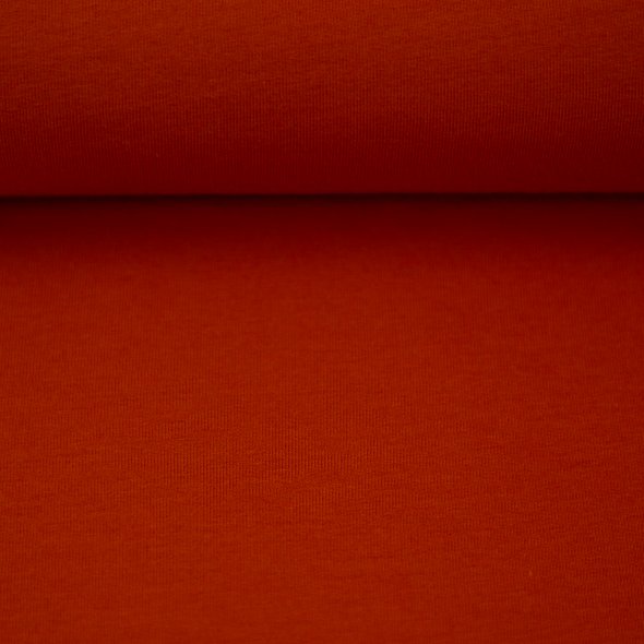 Baumwoll-Jersey uni 000712-terracotta: 1,0m