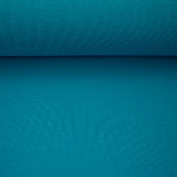 Baumwoll-Jersey uni 000746-aqua: 1,0m