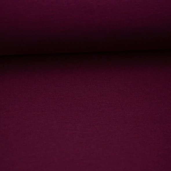 Baumwoll-Jersey uni 000937-hellbordeaux: 1,0m