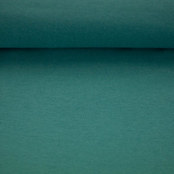 Baumwoll-Bündchen Stoff Heike uni - Schlauchware von Swafing 000263-mint: 1,0m