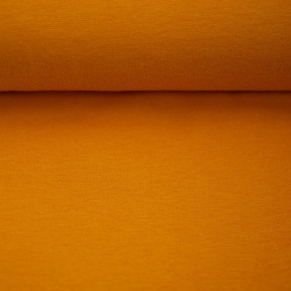 Swafing Baumwoll-Bündchen uni, Schlauchware - Heike 000314-goldgelb: 1,0m