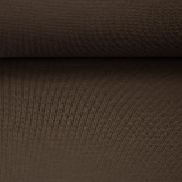 Baumwoll-Bündchen Stoff Heike uni - Schlauchware von Swafing 000768-khaki: 1,0m