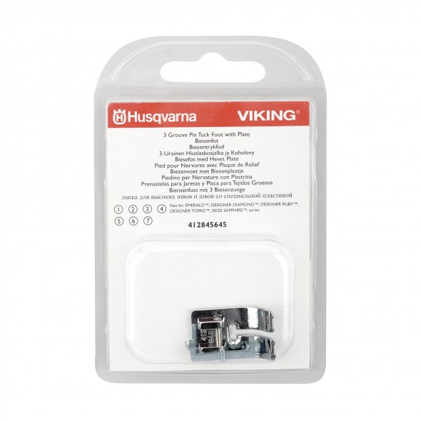 Husqvarna Viking Biesenfuß (3 Rillen)