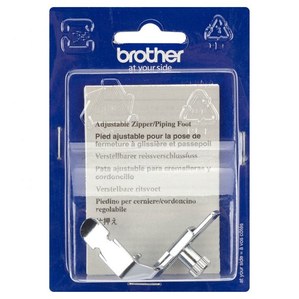 Brother Verstellbarer Reißverschlussfuß
