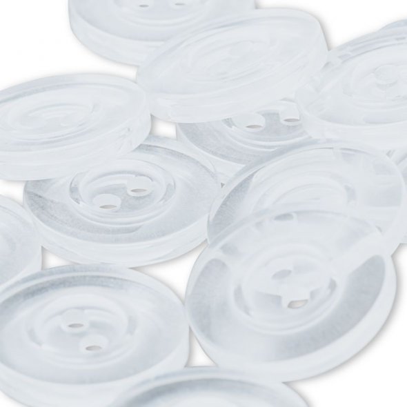 Prym Wäscheknöpfe Kunststoff (15 mm/ transparent/ 18 St.)