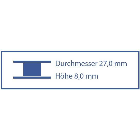 Bernina Jumbo-Spulen für Bernina 820/830 (6 Stück)