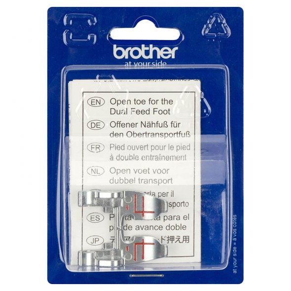 Brother offener Dual Feed Fuß
