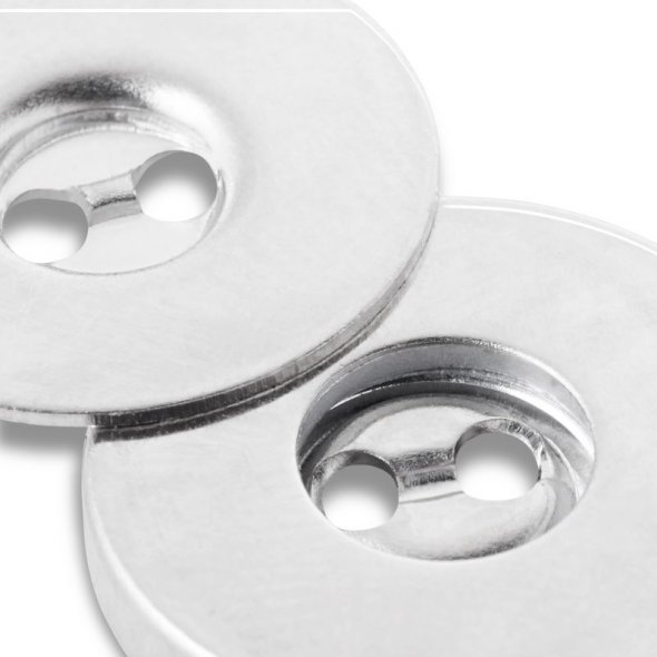 Prym Magnet-Annähknöpfe (19 mm/ silberfarbig/ 3 St.)