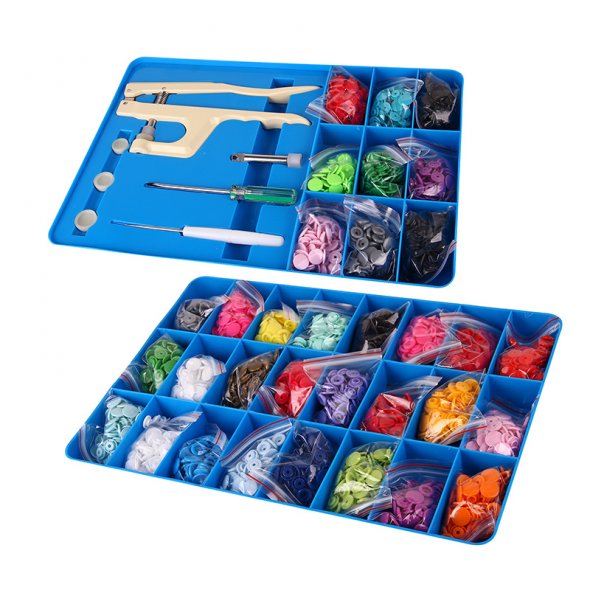 BabySnap Koffer inkl. 600 teiliges Button Sortiment
