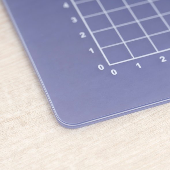 Schneidematte transparent A2 (60 x 45 cm Skalierung in cm einseitig)