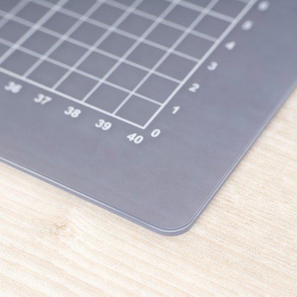 Schneidematte transparent A3 (45 x 30 cm, Skalierung in cm einseitig)