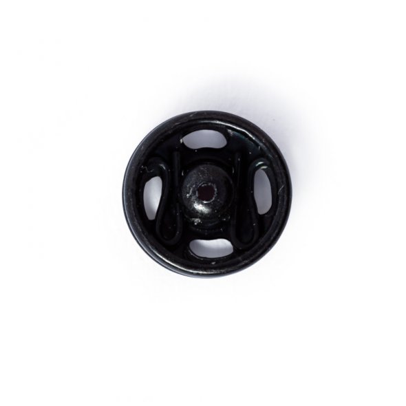 Prym Annäh-Druckknöpfe (7 mm/ schwarz/ 12 St.)