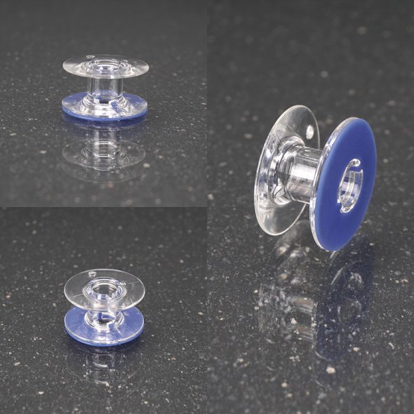 Spule mit Fadenbremse (für alle Nähmaschinen mit 11,5 mm Spulenhöhe/ 1 St.)