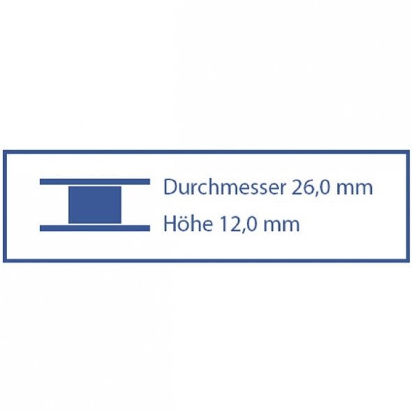 Bernina Jumbo-Spulen für 7er Serie (5 Spulen)