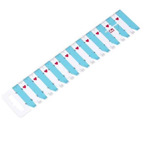 Prym Love Handmaß (Skala 21 cm/ türkis/ weiß)