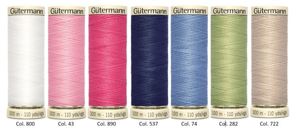 Gütermann Portofino Nähfaden-Set-6 (7 Farben/ 100 m)