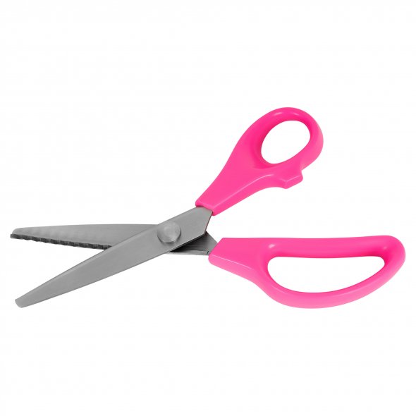 Zackenschere (20 cm/ 8" pink) ZickZackschere