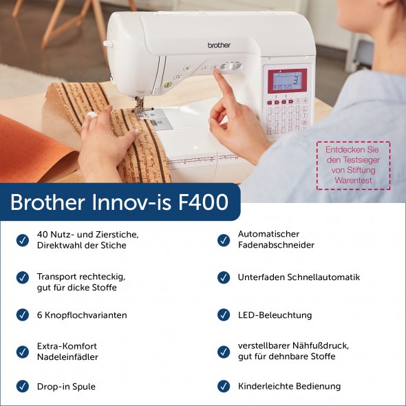 Brother Innov-is F400 Computer Nähmaschine