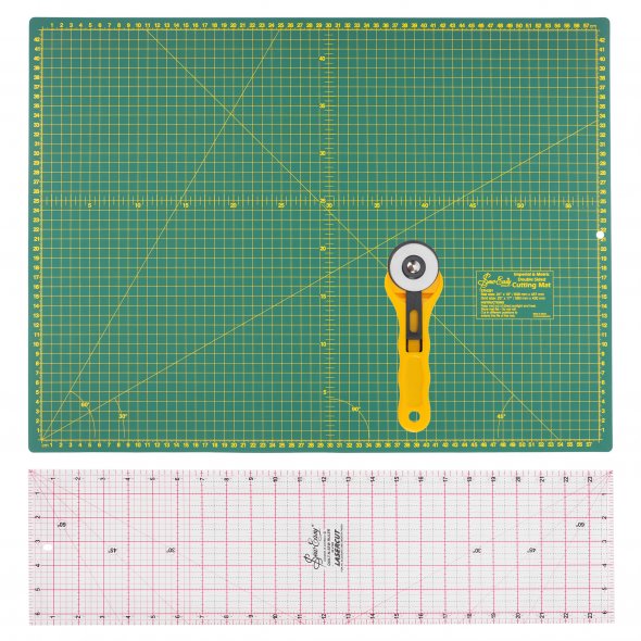 Sew Easy Quilter Set groß A2 (Schneidematte/ Lineal/ Rollschneider)