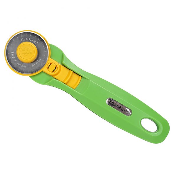 Semplix Rollschneider Maxi (für Links + Rechtshänder/ 45 mm/ grün)